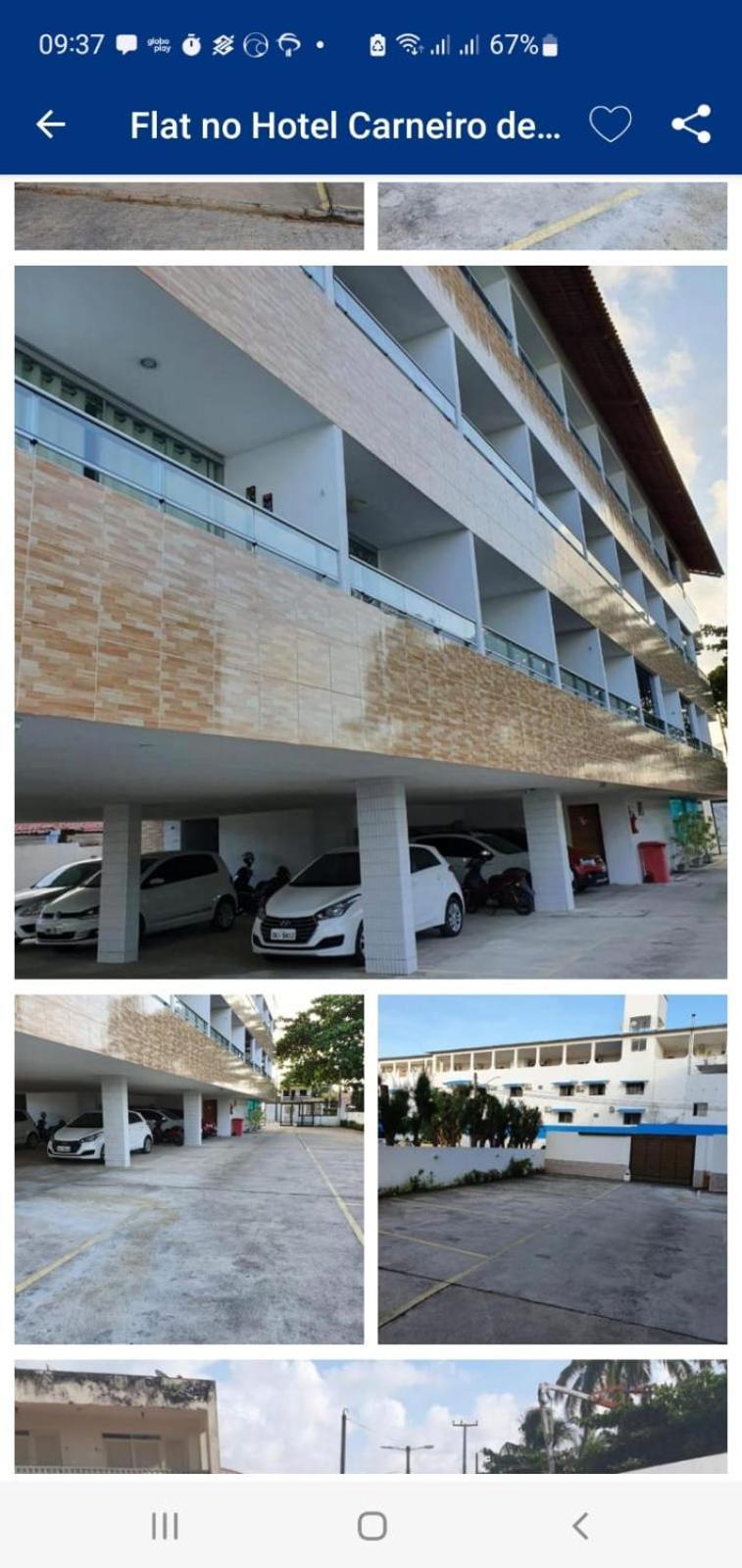 Flat No Hotel Carneiro De Tamandare 普拉亚多斯卡内罗斯 外观 照片